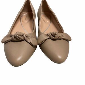 EASY SPIRIT Women’s Tan‎ Bow Tie Tan Slip On Shoes Size 8